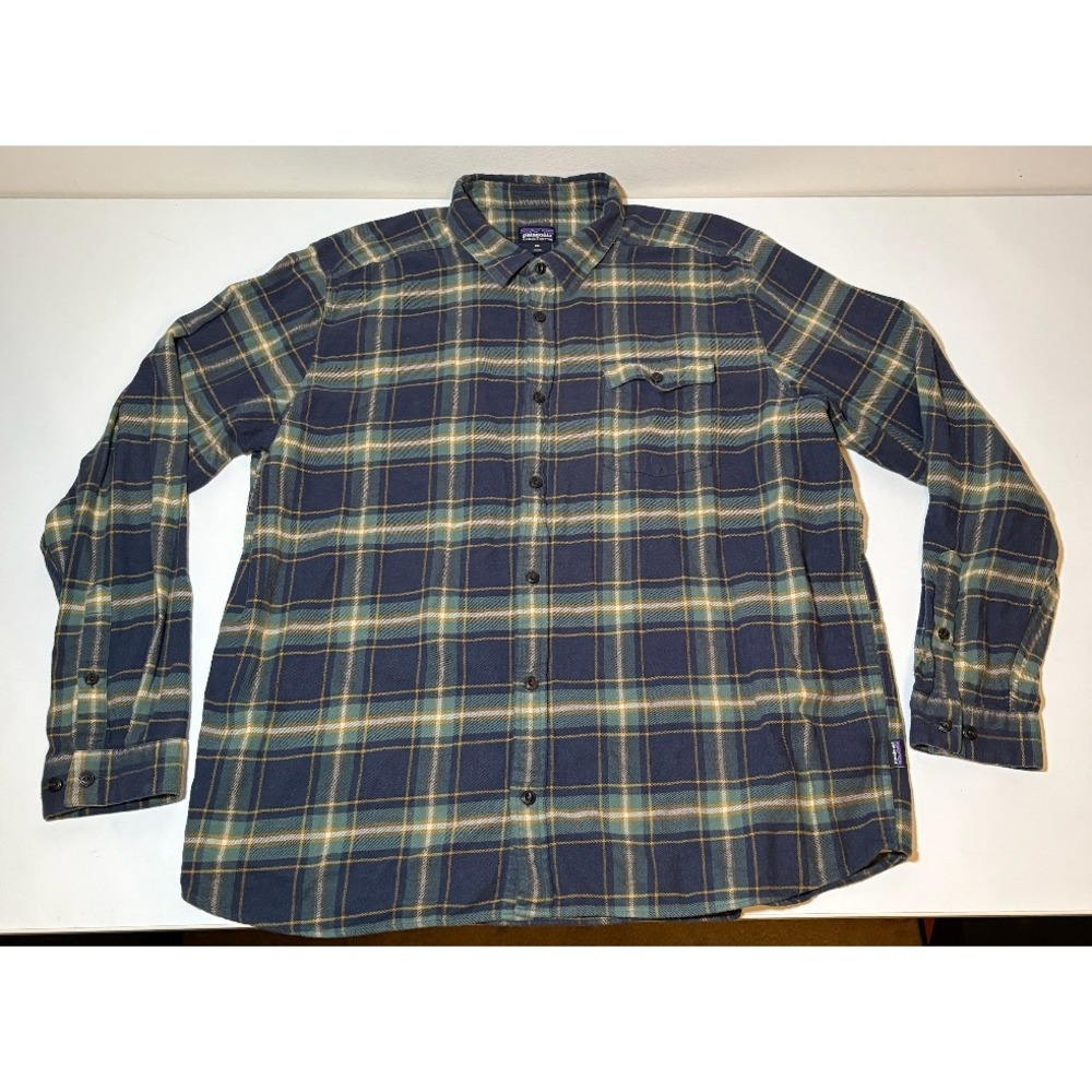 Patagonia Men's Flannel Plaid Button Down Shirt | Multicolor | 2XL